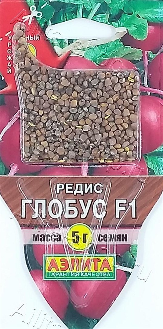 Семена Редис Глобус F1 сеялка